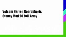 Volcom Herren Boardshorts Stoney Mod 20 Zoll, Army