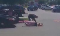 Cop Knocks a Female Unconscious Slamming her to the Ground as Her Young Daughter Watched