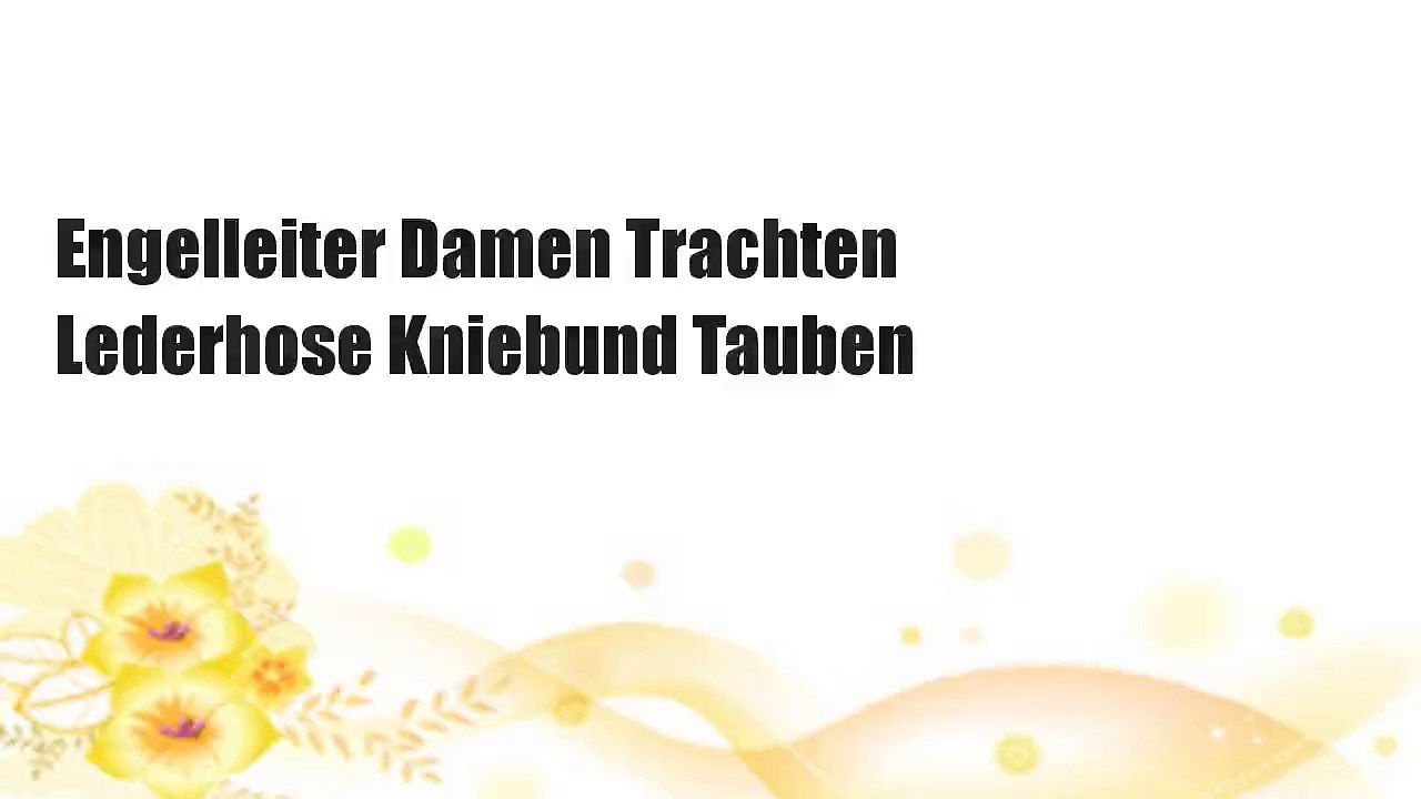 Engelleiter Damen Trachten Lederhose Kniebund Tauben