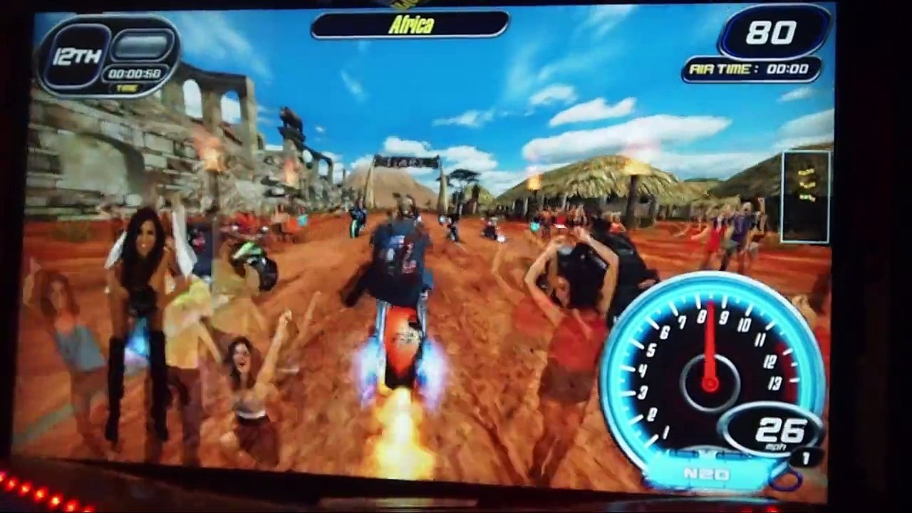 Sega Super bikes 2 Africa Track Arcade Coin Op Machine