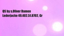 QS by s.Oliver Damen Lederjacke 49.402.51.8702, Gr