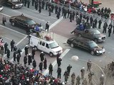 Obama Inauguration Motorcade at 7th and Pennsylvania