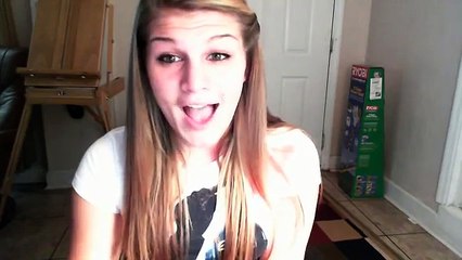 White girl spitting Busta's verse in "Look at me now"