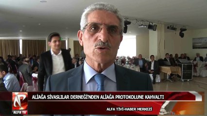 Aliağa Sivaslılar Derneği’nden Aliağa protokolune kahvaltı