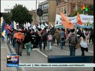 Colombia: protestan contra política extractivista del gobierno