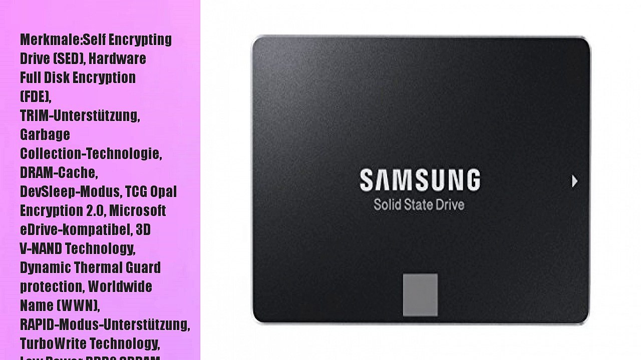 Samsung MZ-75E500B/EU EVO 850 interne SSD 500GB (6
