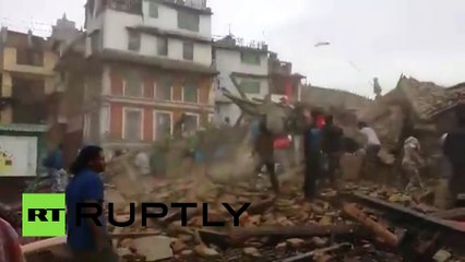 Nepal Earthquake_ Over 800 killed, many trapped after 7.9 quake (1080p)