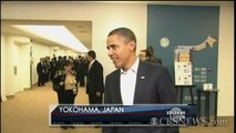 Obama Test Drives Japanese Technology