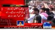 Khawaja Asif Faces Anti Slogans By PTI Workers In Sialkot