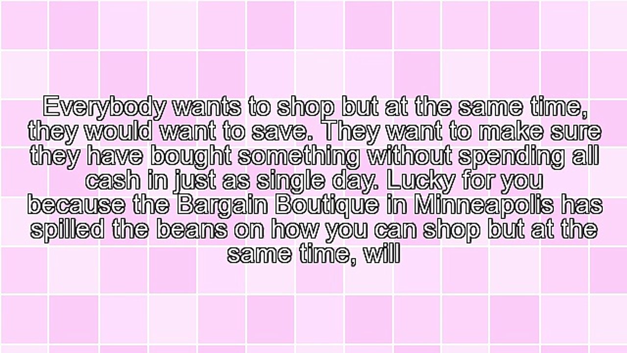 Shopping Tips On A Bargain Boutique