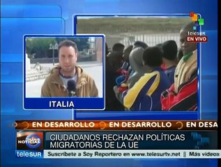 Continúa el flujo de migrantes hacia Italia
