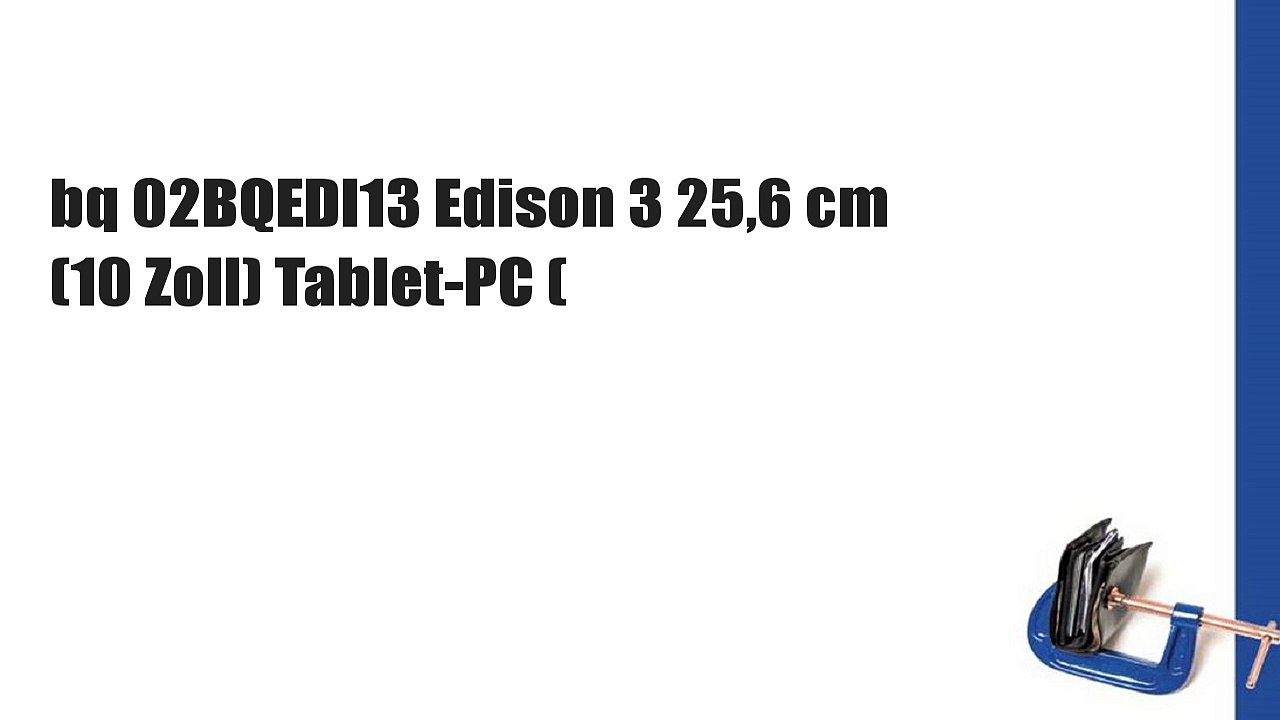 bq 02BQEDI13 Edison 3 25,6 cm (10 Zoll) Tablet-PC (