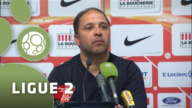 Conférence de presse AS Nancy-Lorraine - ESTAC Troyes (2-0) : Pablo CORREA (ASNL) - Jean-Marc FURLAN (ESTAC) - 2014/2015