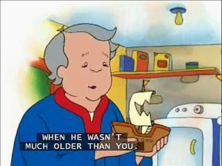 Caillou's sailboat with subtitles