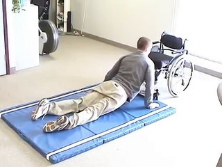 getting yourself back into your wheelchair after falling on the floor