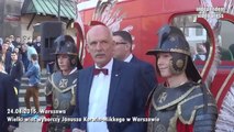 Janusz Korwin-Mikke i Przemysław Wipler na Placu Zamkowym - Wielki Wiec w Warszawie (24.04.2015)
