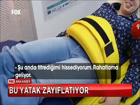 Bu yatak hem zayıflatıyor hem de bel ve boyun ağrılarını tedavi ediyor