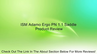 ISM Adamo Ergo PN 1.1 Saddle Review