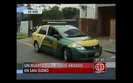 San Isidro: Un muerto deja ataque a balazos contra un taxi