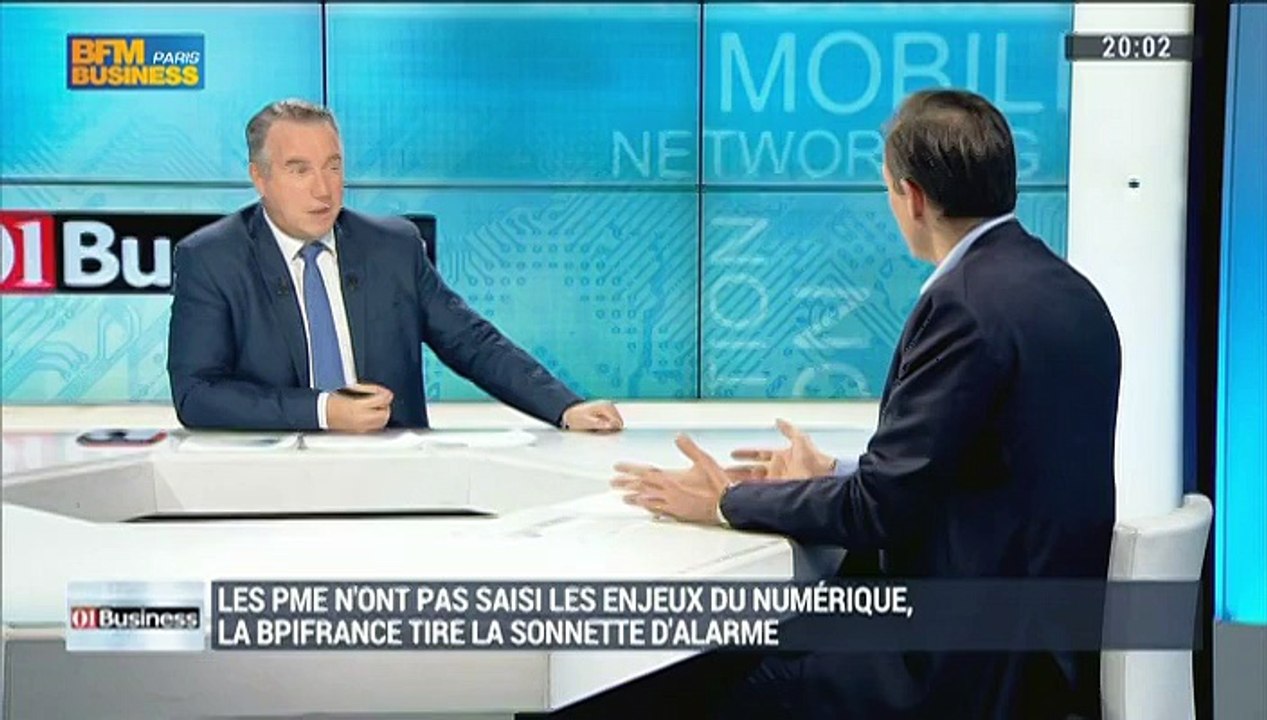 Bpifrance veut rendre les PME moins "naïves" face au numérique: Olivier Sichel - 25/04