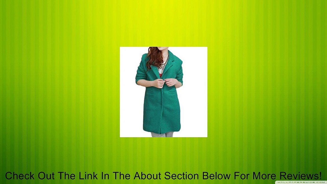 Z-SHOW Women's Loose Turn-down Collar Wool Winter Coat Review