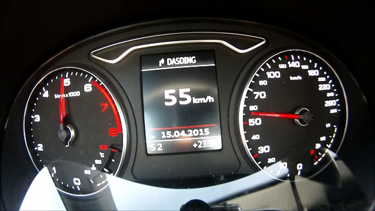 2015 Audi A3  Acceleration 0-200 km-h