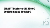 GIGABYTE GeForce GTX 760 OC 2048MB GDDR5 256bit PC
