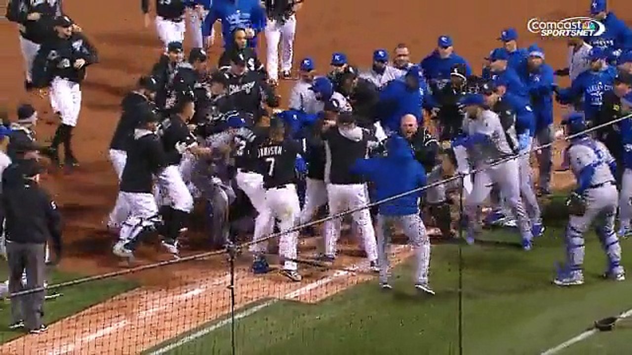 Pitcher Starts Massive Bench-Clearing Brawl Between Kansas City Royals and Chicago White Sox