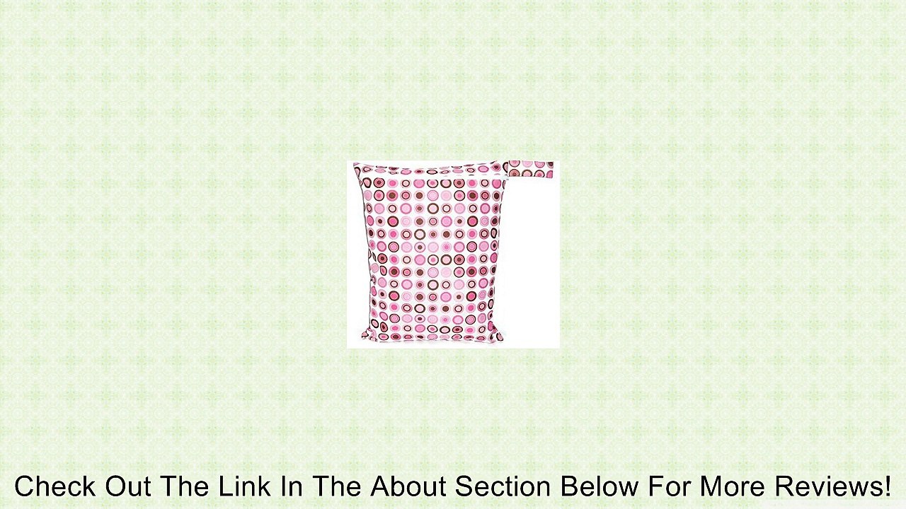 Jona's Creation, Brown Pink Circle Wet Bag Review