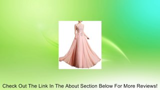 LOVEBEAUTY Women's Chiffon Capped Long Evening Dress Review