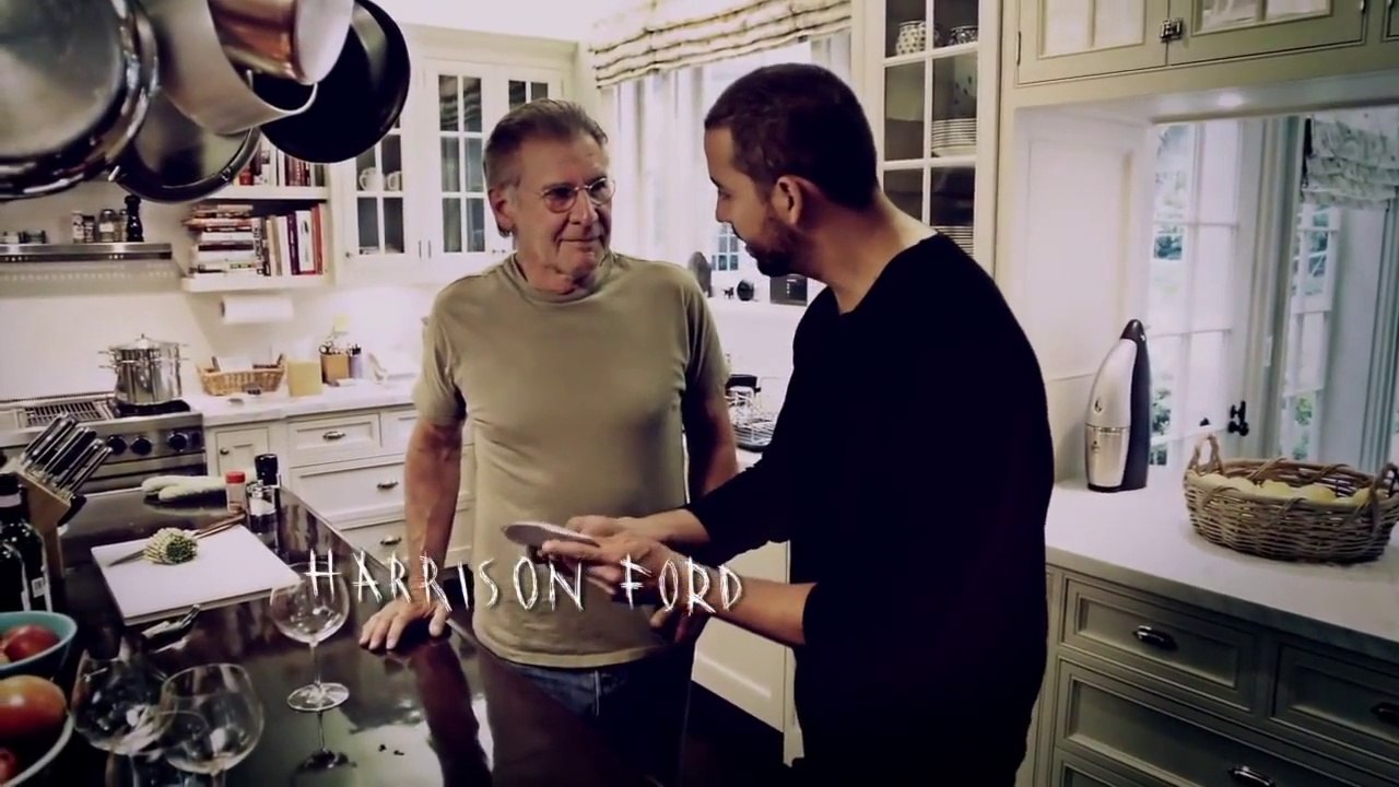 Harrison Ford Get the outa my house - Magician David Blaine