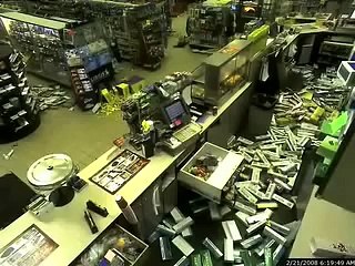 Earthquake Video from Wells, Nevada, February 2008