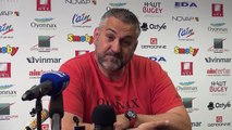 Rugby Top 14 - Christophe Urios réagit après Oyonnax - Racing-Métro 1ère partie