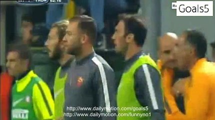 Radja Nainggolan Goal Inter 1 - 1 AS Roma Serie A 25-4-2015