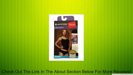 Hanes 6-Pack Body Creations Satin Hipster Review