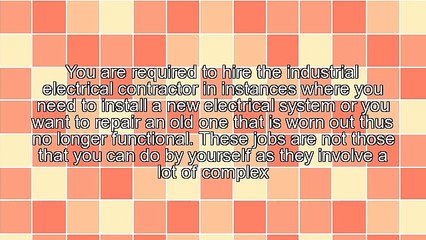 What You Should Look For When Searching For Industrial Electrical Contractor