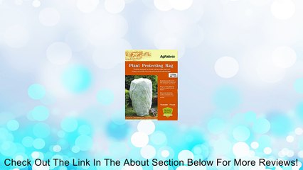 Agfabric Warm Worth Plant Cover and Protecting bag, 84''H*72''W, .55oz, Large, White, Pack of 2 Review