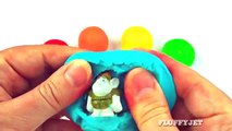 Lollipop Play Doh Surprise Eggs! Spiderman Shopkins Lalaloopsy Disney Frozen Smurfs Toys FluffyJet