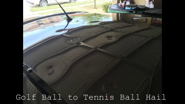 Windshields Survived from Tennis Ball Hails Because of Diamon-Fusion ULTRA