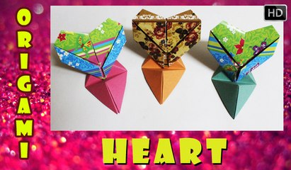 Heart - Origami  How To Make Paper Heart | Traditional Paper Toy