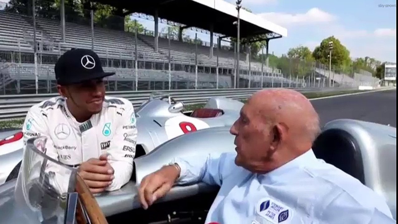 Hamilton-Moss, campioni a confronto. Sulla pista di Monza