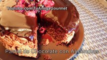 Torta de Chocolate con Almendras, sin harinas, gluten, ni lácteos / Flourless Chocolate Cake Recipe