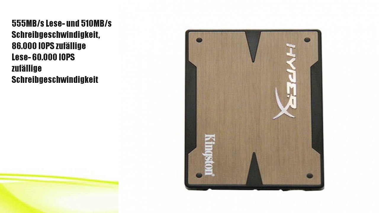Kingston HyperX SH103S3 interne SSD-Festplatte 240GB