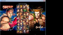 Super Street Fighter IV Mugen Gameplay Sakura VS Ryu