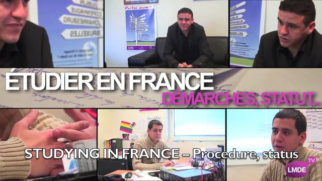 Etudier en France : démarches, statuts....