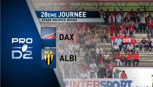 PRO D2 - Dax-Albi : 24-29 - J28 - Saison 2014-2015