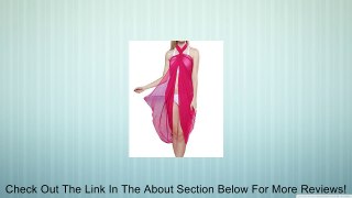 Sexy Womens Solid Rose Red Chiffon Sarong Pareo Wrap Swimsuit Cover Up Review