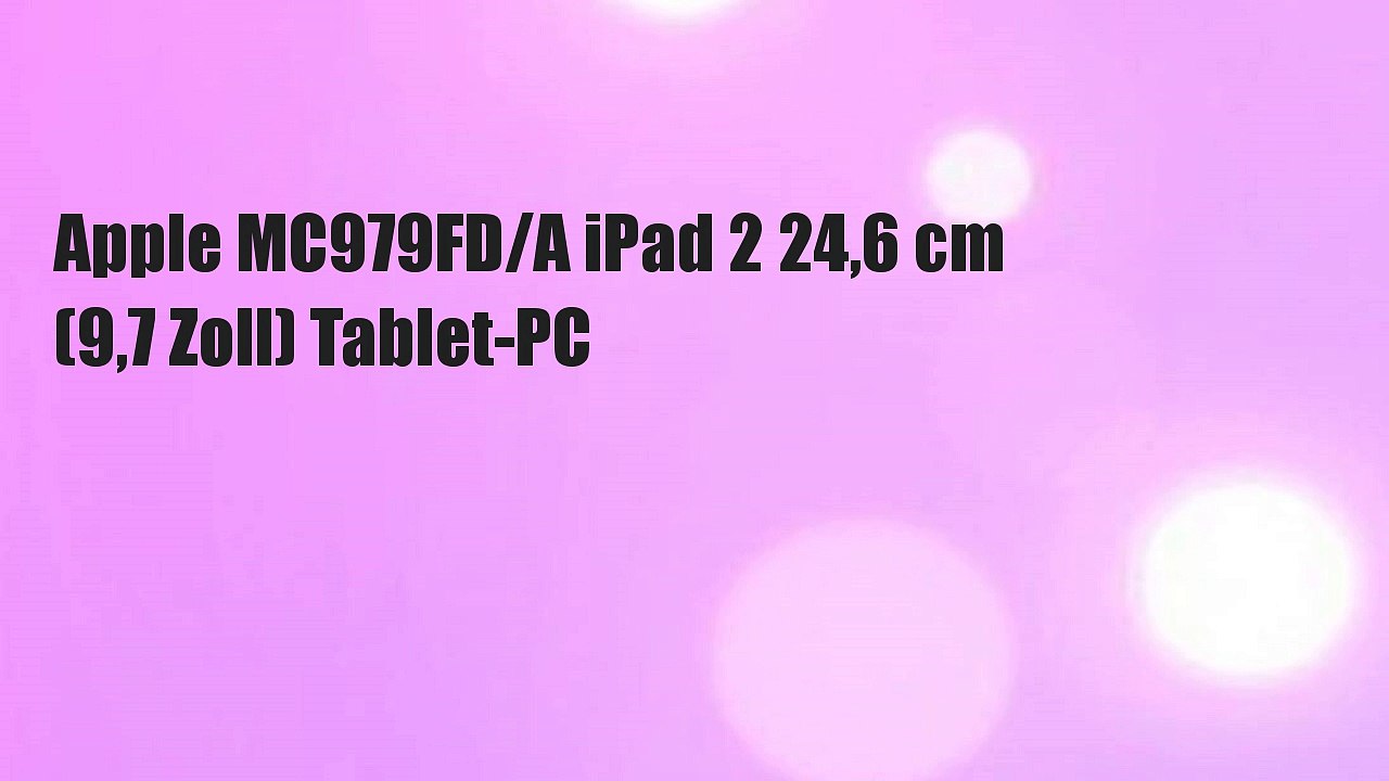 Apple MC979FD/A iPad 2 24,6 cm (9,7 Zoll) Tablet-PC