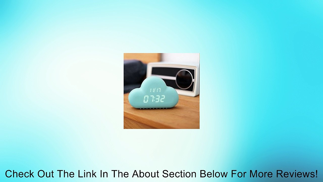 2015 New Cute Cloud Shape Usb/battery Acoustic Sensing Voice Control Digital Alarm Clock Review
