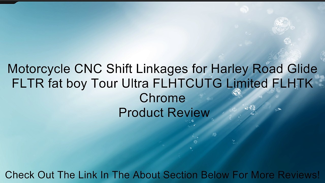 Motorcycle CNC Shift Linkages for Harley Road Glide FLTR fat boy Tour Ultra FLHTCUTG Limited FLHTK Chrome Review